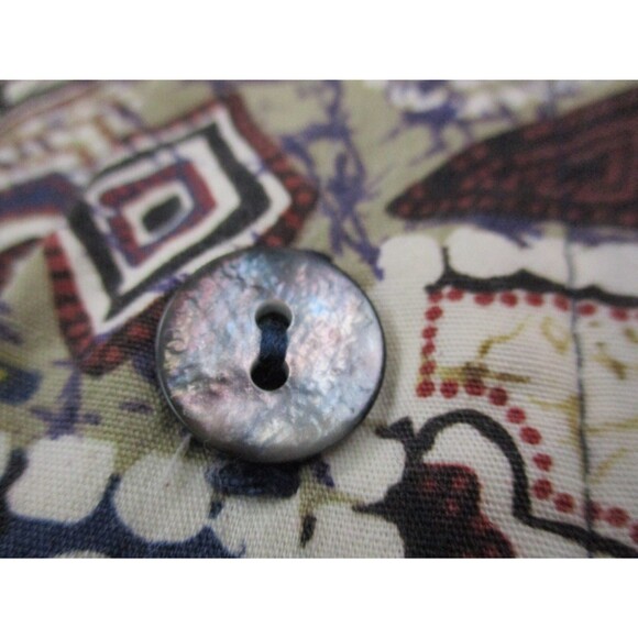 VINTAGE The Territory Ahead Shirt Men Small All Over Graphic Print Button Up USA - Picture 5 of 11